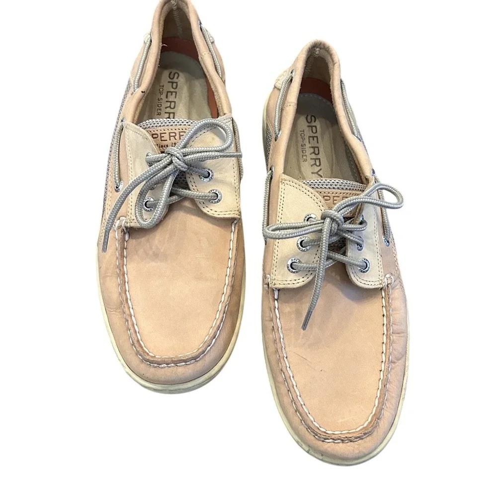 Sperry Authentic Original Men's Boat Shoe Medium Beige Sz. 11.5‎ M EUC
